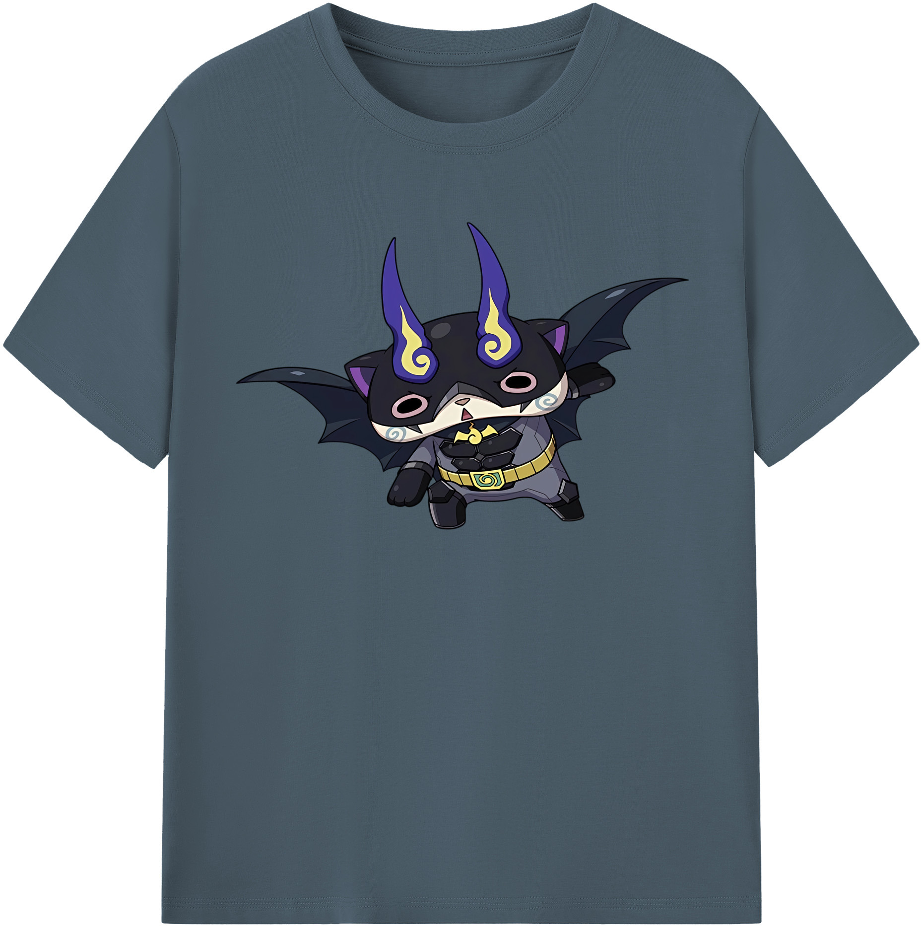 （画像用） 妖怪ウォッチ Yo-kai Watch 綿100％半袖Tシャツ（フロントプリント）